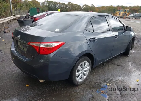 2014 Toyota Corolla Le from USA, damaged, VIN 2T1BURHE0EC048905